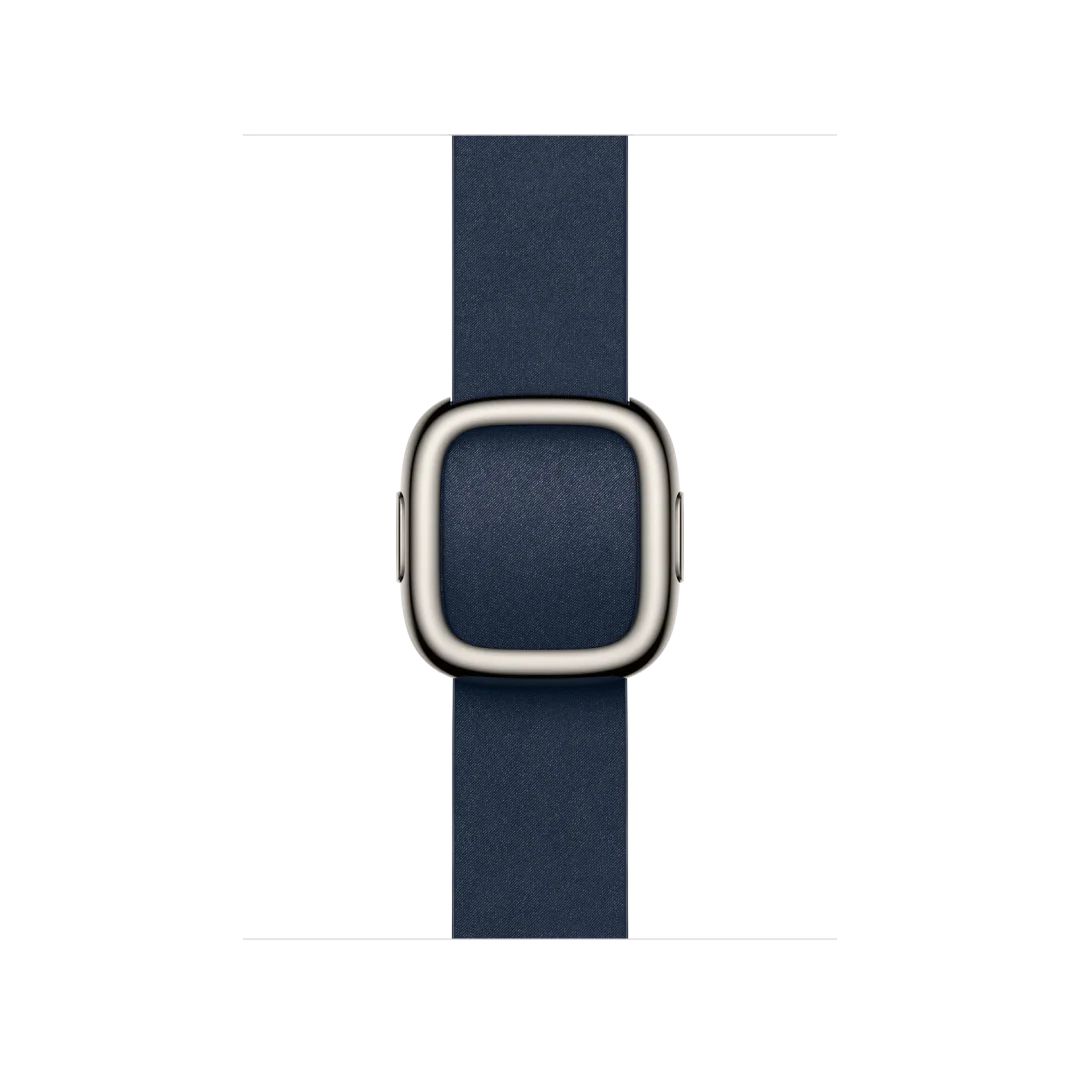 Modern Buckle Leather Watch Band view 3