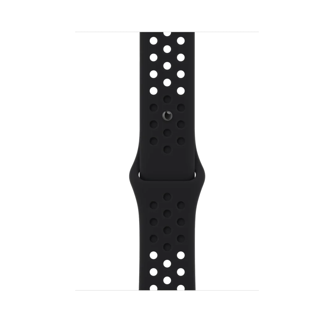 White Sport Band with Black Perforations for Smartwatch view 3